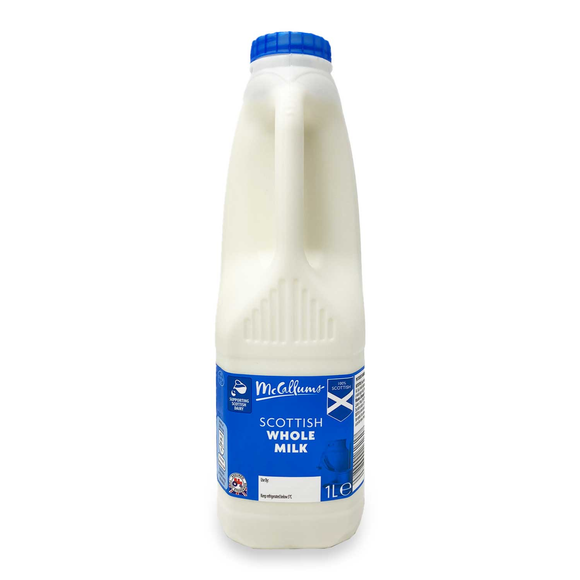 McCallums Scottish Whole Milk 1l